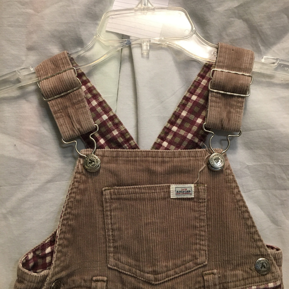 Little Arizona Jean Company Tan Overalls Size 4T - Picture 3 of 8